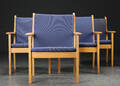 Hans J. Wegner. Fire lænestole model GE-284 4 