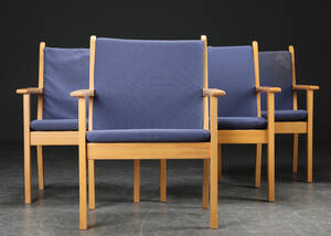 Hans J. Wegner. Fire lænestole model GE-284 4 