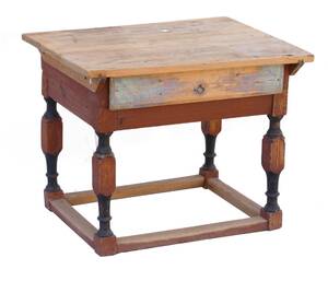 Bord, allmogebarock, 171800-tal