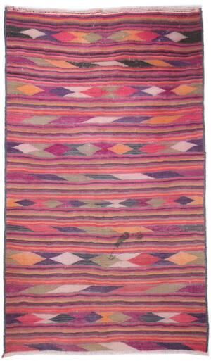 Persisk Kermanshah nomade-kelim, 240x136 cm.