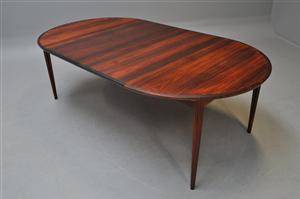 Rosengren Hansen. Cirkulært spisebord af palisander. 3