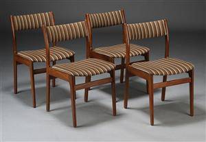 Dansk møbelprocent. Spisestole, teaktræ 4
