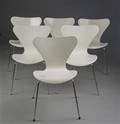 Arne Jacobsen. Seks Syver stole, model 3107. 6
