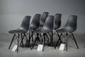 Charles Eames. Sæt på seks skalstole, model DSW 6 