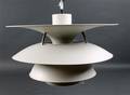 Poul Henningsen. Charlottenborg pendel, Ø 45 cm. Hvidlakeret
