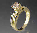Solitaire ring ca. 0.86 ct.
