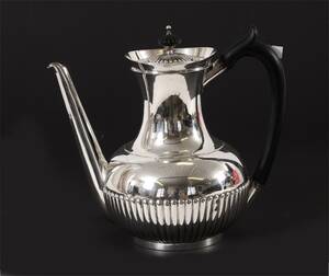 Kaffekanna, sterlingsilver, England, London, 1892