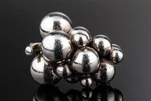 Georg Jensen Moonlight Grapes ring af sterlingsølv 925