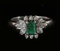 Ring i 18k vitguld