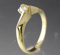 Solitaire ring ca. 0.20 ct.