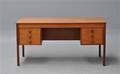 Dansk møbelproducent fritstående skrivebord i teak