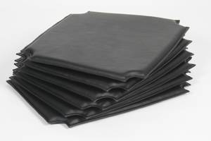 Hans J. Wegner Sitzkissen Y-Stuhl, schwarzes Leder 6