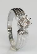 Solitairering, ca. 0.60 ct.
