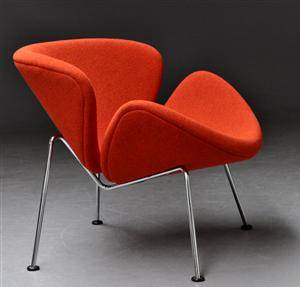 Pierre Paulin. Lænestol, model Orange Slice 