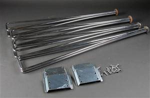 Piet Hein  Bruno Mathsson. Fire spændben samt beslag