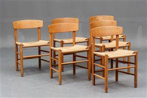 Børge Mogensen, Shaker spisestole, eg 6