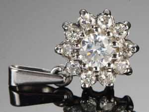 Brillantvedhæng, ca 0.45 ct Denne vare er sat til omsalg under nyt varenummer 4208588