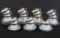 Kaffekoppar med fat 17st, 181900-tal