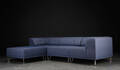 Nomad DOT modulsofa betrukket blåt med knapper i ryg Denne vare er sat til omsalg under nyt varenummer 4887845