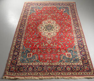 Persisk Tabriz tæppe 350 x 236 cm.