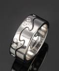Georg Jensen - Fusionsring med brillanter