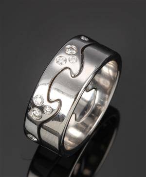Georg Jensen - Fusionsring med brillanter