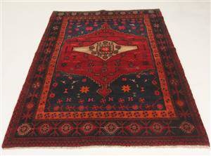 Handknuten persisk matta, Zanjan 185 x 135 cm