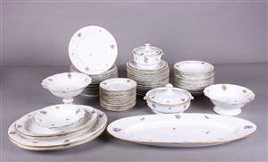 Kgl. Strøblomst spiseservice, porcelæn 77 