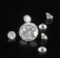 1 lot of loose round-cut diamonds 0.38ct