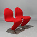 Verner Panton, stolar modell C, System 1-2-3, ull 2