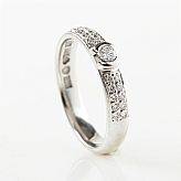 Ring 18 k vitguld briljanter