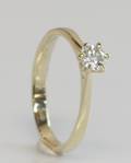 Solitairering, ca. 0.30 ct.