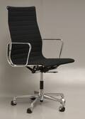 Charles Eames. Kontorstol, model EA-119, sort hopsak 