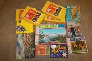 12 PUSSEL BLA STJÄRNPUSSEL