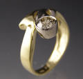 Solitaire ring ca. 0.65 ct.