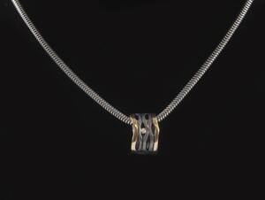 Halsband med hänge, sterlingsilver