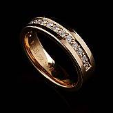 Ring 14 k guld briljanter