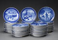 Royal Copenhagen. Samling juleplatter 49