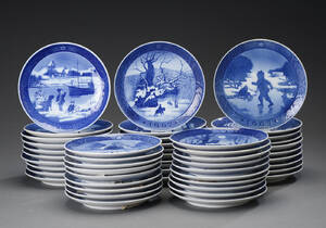 Royal Copenhagen. Samling juleplatter 49