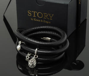 Kranz  Ziegler Story,  armbånd med 3 charms Denne vare er sat til omsalg under nyt varenummer 5092894