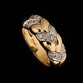 Ring 18 k guld briljanter
