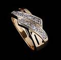 Ring 18 k guld diamanter