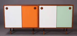 Dansk møbelproducent. Par skænke, teak 2 