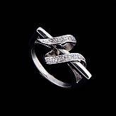 Ring 18 k vitguld diamanter