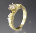 Solitaire ring ca. 0.47 ct.
