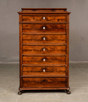 Byrå, ca 1880-tal, mahogny Denna vara har satts till omförsäljning under nytt varunummer4398043