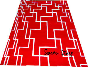 Moderne håndtuftet designtæppe, design Søren Stage. 200 x 140 cm.