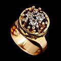 Ring 18 k guld briljanter Claes Giertta