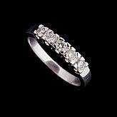 Ring 18 k vitguld briljanter