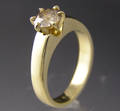 Solitaire ring ca. 0.85 ct.